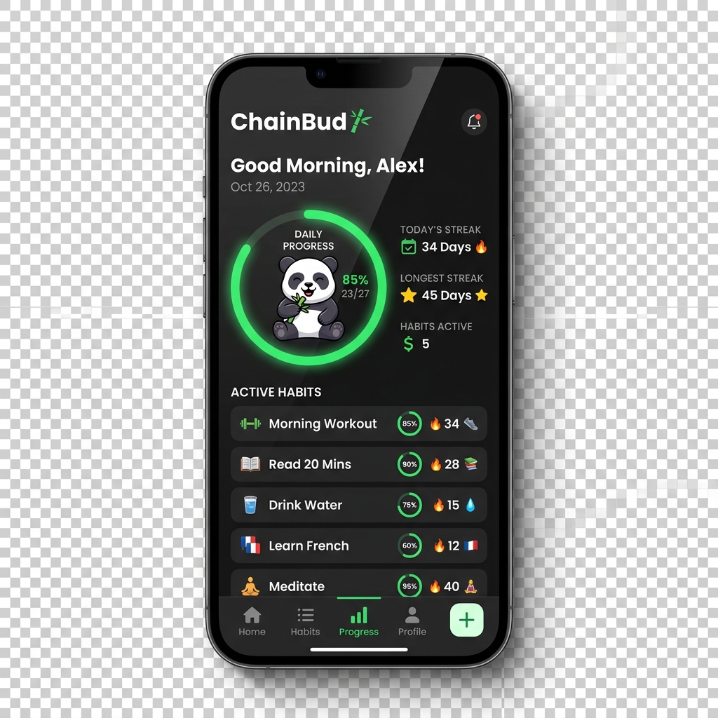 ChainBud App Mockup